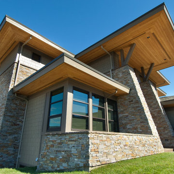 Modern View Home by Hillside Contracting