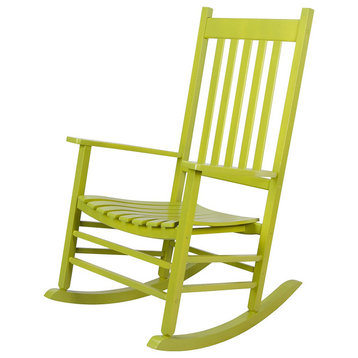 Simple Design porch rocking chairs, Lime