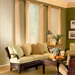 Somner&reg; Custom Vertical Blinds with PermaTilt&reg; Wand Control system - Vertical Blinds