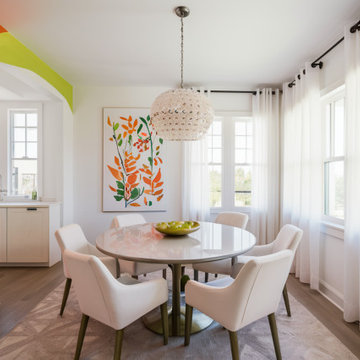 Brooklyn Blossom: Modern and Vibrant Dining Space Design in Brooklyn, NY