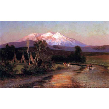 Edward Hill Sierra Blanca at Sunset Looking East from Palmilia Wall Decal