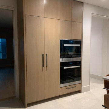 Stained White Oak Kitchen