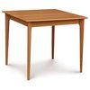 Copeland Sarah Square Fixed Top Table, Saddle Cherry, 40"