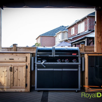 Deck with octo pergola