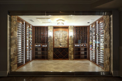 Wine cellar - traditional wine cellar idea in Other