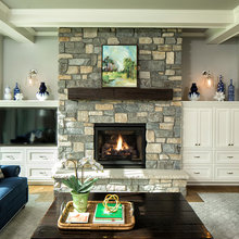 Fireplace wall