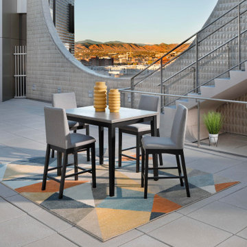 Trenton 5 Pc. Counter Height Dining Set – Two-Tone Versatility with Urban Charm