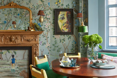 Inspiration for a classic dining room in London.