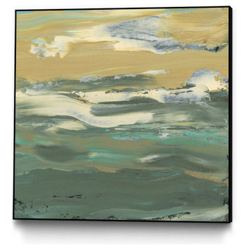 "Green Waters Edge II" CF Print, 20"x20"