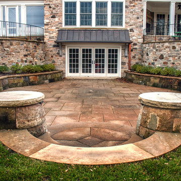 Sandstone patio
