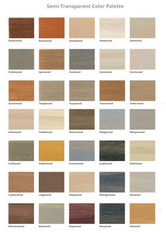 Stain color for cedar house