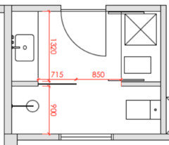 Bathroom walk-in shower for minimal splash | Houzz AU