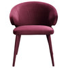 Art Deco Stewart Dining Chair Purple - Purple