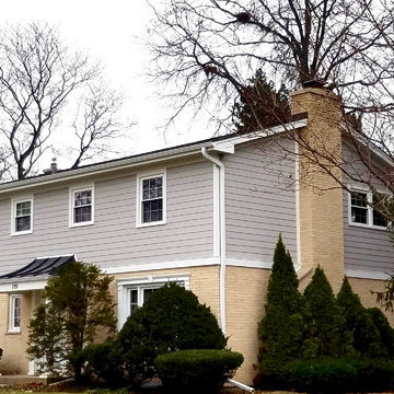 Arlington Heights, IL Pearl Gray Hardie Exterior
