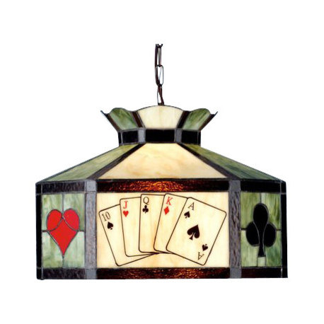 20 Wide Poker Face Pendant