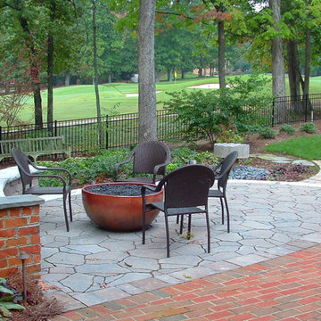 View of new terrace extension acknowledging view to the golf course