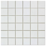 Oracle Tile and Stone - 12"x12" Thassos White Greek Marble Polished Mosaic Tile - Perfect for use in any interior / exterior (residential or commercial) project (e.g. kitchen backsplash, bathroom shower floor or wall, pool surround, spa, fountain, barbecue, etc.). Please note that natural stone does vary in pattern and color, so each piece will be unique, which is part of what makes natural stone such a beautiful and interesting material. Samples are highly recommended for a better assessment of the current batch of this product before commitment to a larger purchase. (Even though we do everything we can to truly represent the overall colors / shades of the current batch of the product with our product photos, due to various monitors and settings, it may not be directly possible to view the exact shading / coloring characteristics of the material entirely on your screen.).