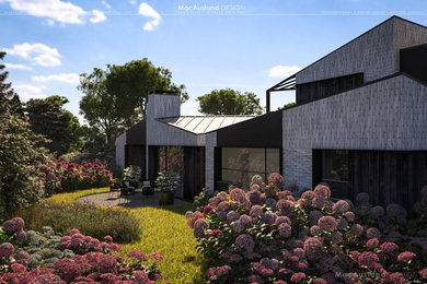 Contemporary Country House & Landscaping