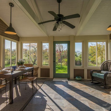 North Fork Timber Frame Sunroom