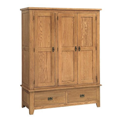 Oakland 3 Door Triple Wardrobe - Armoires And Wardrobes