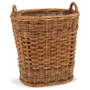 French Country Manor Rattan Basket