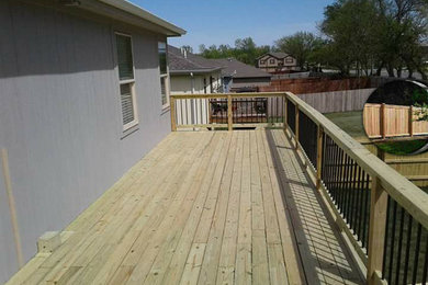 Wyer deck and fence