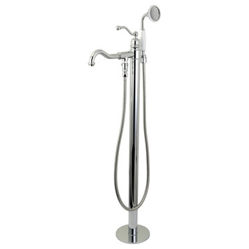 KS7131ABL English Country Freestanding Tub Faucet With Hand Shower