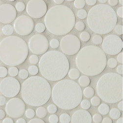 Multi Size Dots in Whites - Tile