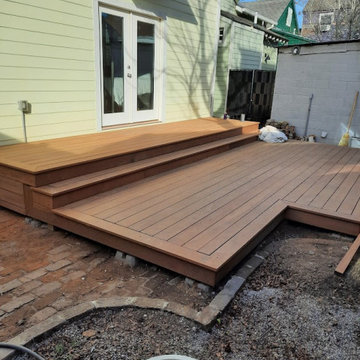 Historic New Orleans Home / Brazilian Epay Teak Deck Design/Frame/Installation/F