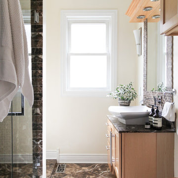 My Houzz: Calming Style in a Chicago Brick Tudor Bungalow