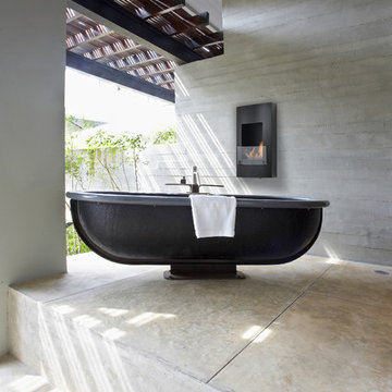 Modern Outdoor Fireplaces