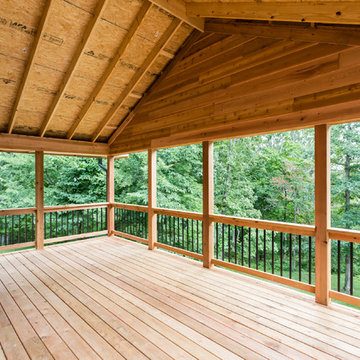 Cedar Covered Deck