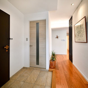 他の地域のモダンスタイルのおしゃれな玄関の写真