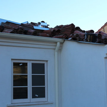 Half Round Rain Gutters in Encino California