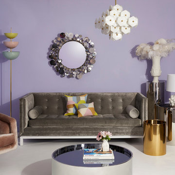 Alphaville Cocktail Table, Accent Table, Side Table, & Pedestal