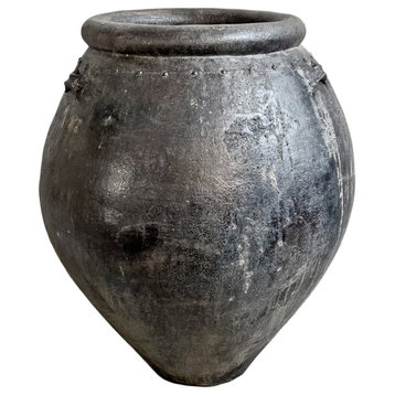 Tuscan Black Earth Ware Pot