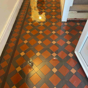 Edwardian Tiled Hallway renovation in Coundon