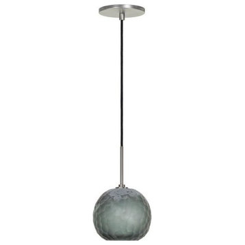 Jesco Lighting PD409-SM/BN One Light Line Volt Pendant with Canopy