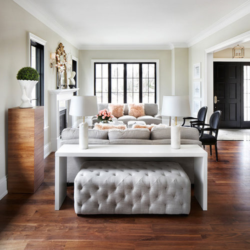 Ottomans Under Console Houzz