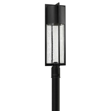 1 Light Large Outdoor Low Voltage Post Top or Pier Mount Lantern - Modern Style
