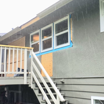 Exterior Window Reconfiguration & Stucco Integration – Upper LonsdaleResi