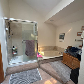 Nature Inspired Primary Bathroom