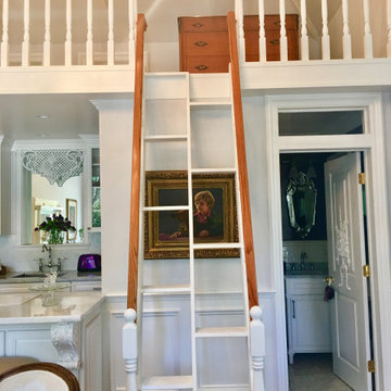 Contemporary Alternating-Tread super-slim nonintrusive Space-Saving Staircase