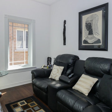 New Casement Window in Modern Living Room - Renewal by Andersen Toronto, Ontario
