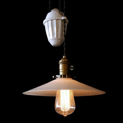 Porcelain Pulley Lights - Ceiling Lighting