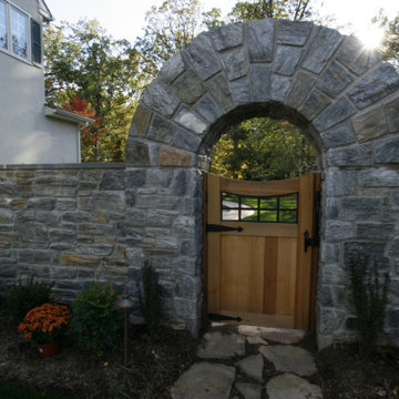 Custom Design Pool, Pergola, and Stone Patio