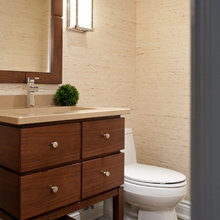 simple powder room