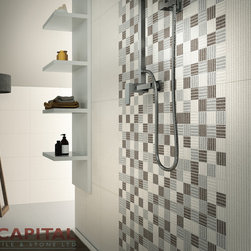Perla . Argento . Tabacco - Wall And Floor Tile