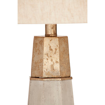 Bassett Mirror French Country Rowan Table Lamp With Beige Finish L3223TEC
