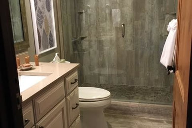 Elegant bathroom photo in Denver